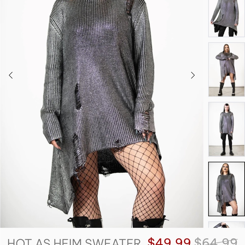 Hot As Heim Sweater, iridescent!